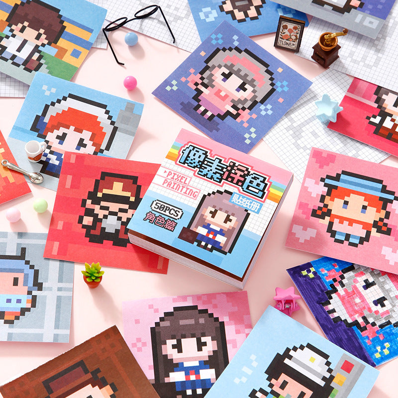 🐾 Pixel Pals Coloring Pads – Cute 8-Bit Animals to Color & Collect! 🎨✨