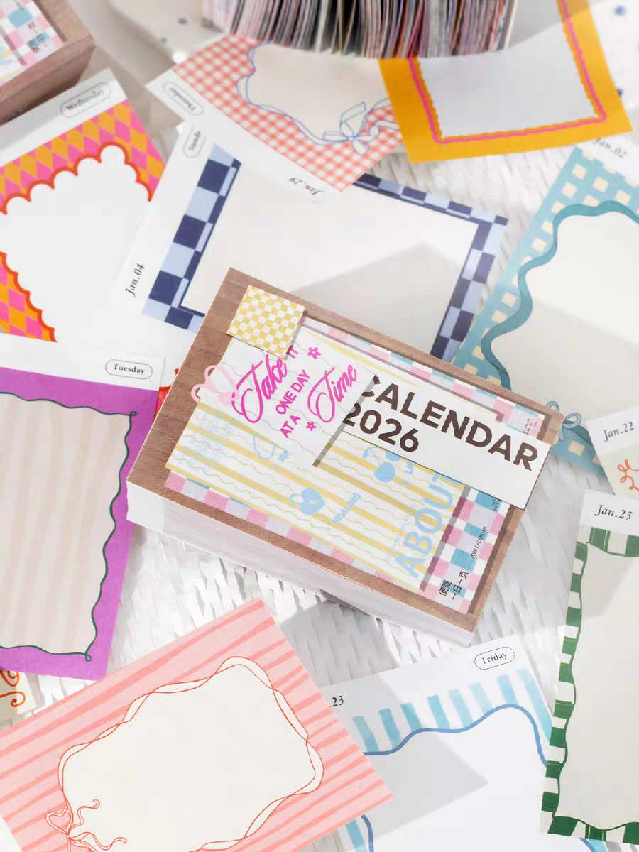 Pre - Order One Page a Day Desk Calendar 2026