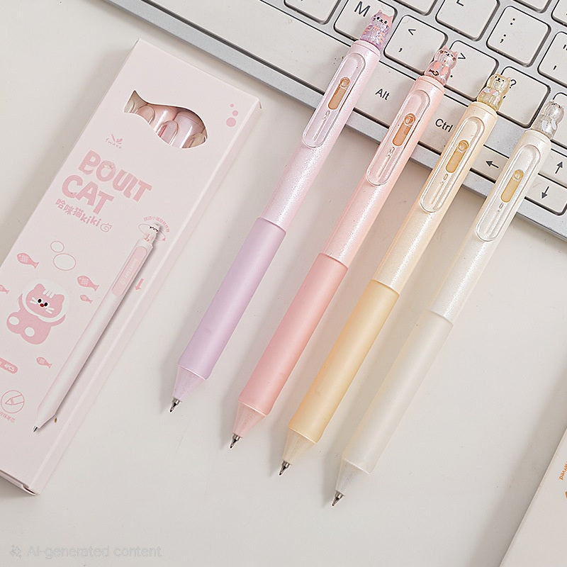 Premium Spin-Me Kitty Cat Crystal Pens