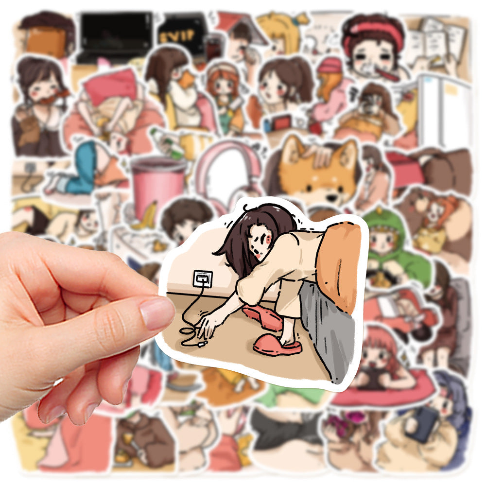 PS7 Set of 50 Cozy Life Stickers Pack