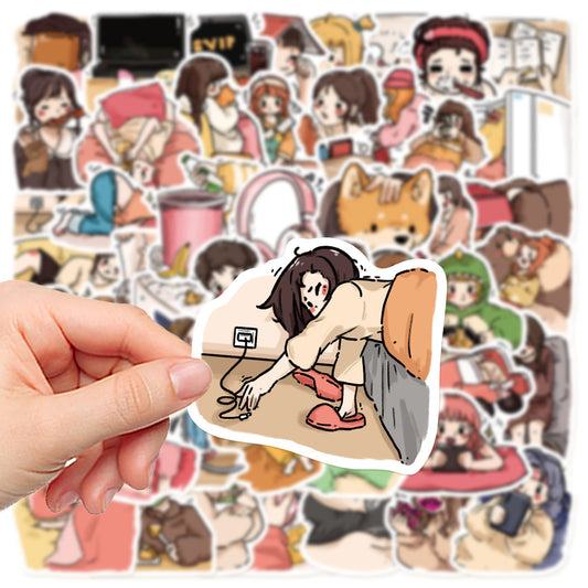 PS7 Set of 50 Cozy Life Stickers Pack