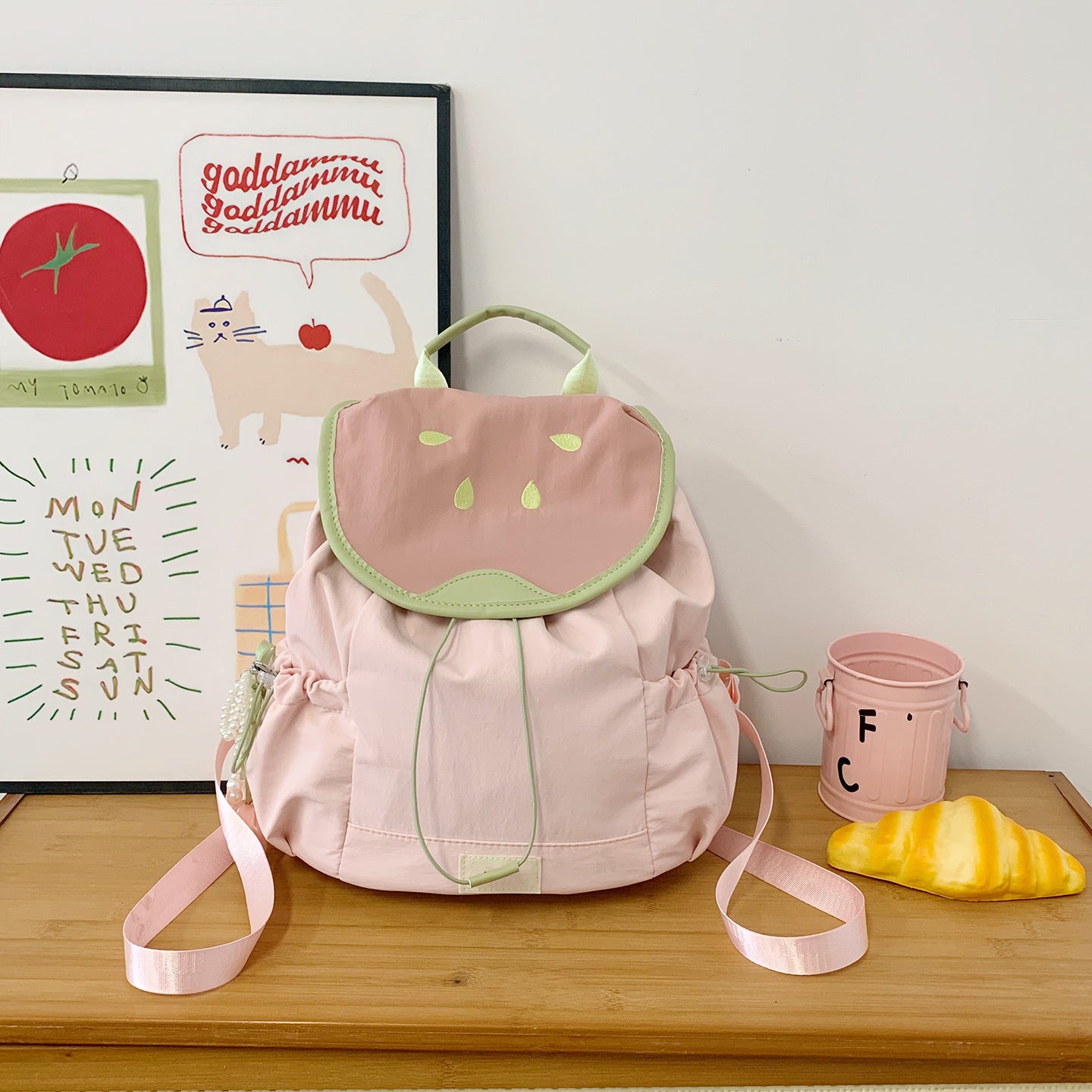Pre - Order Berry Blossom Soft Pastel Backpack Bag