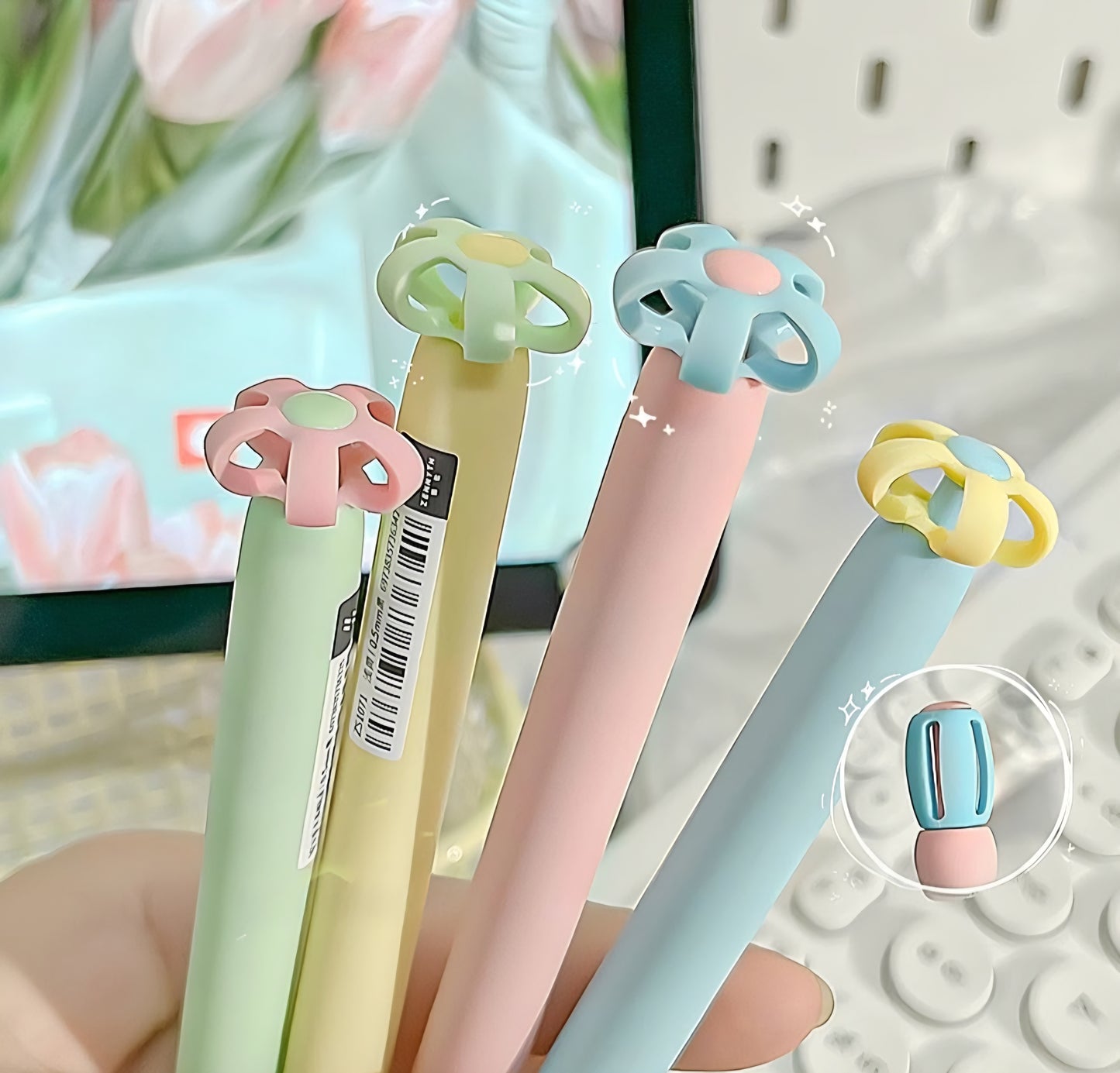 Premium Click & Bloom Flower Pen