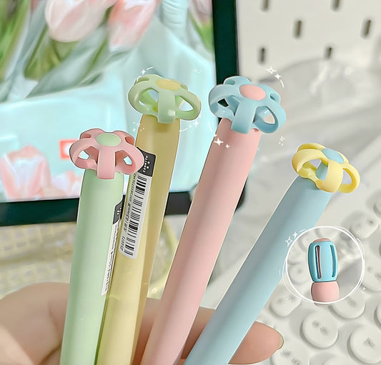 Premium Click & Bloom Flower Pen