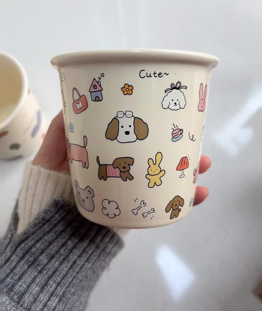 🐶 Doodle Paws Ceramic Mug