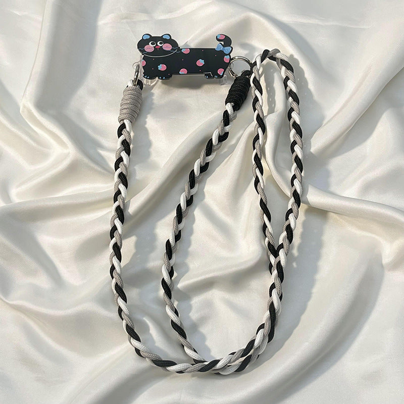 🐶 Cute Puppy Cat Phone Charm Strap Lanyard Fits All Phones📱✨