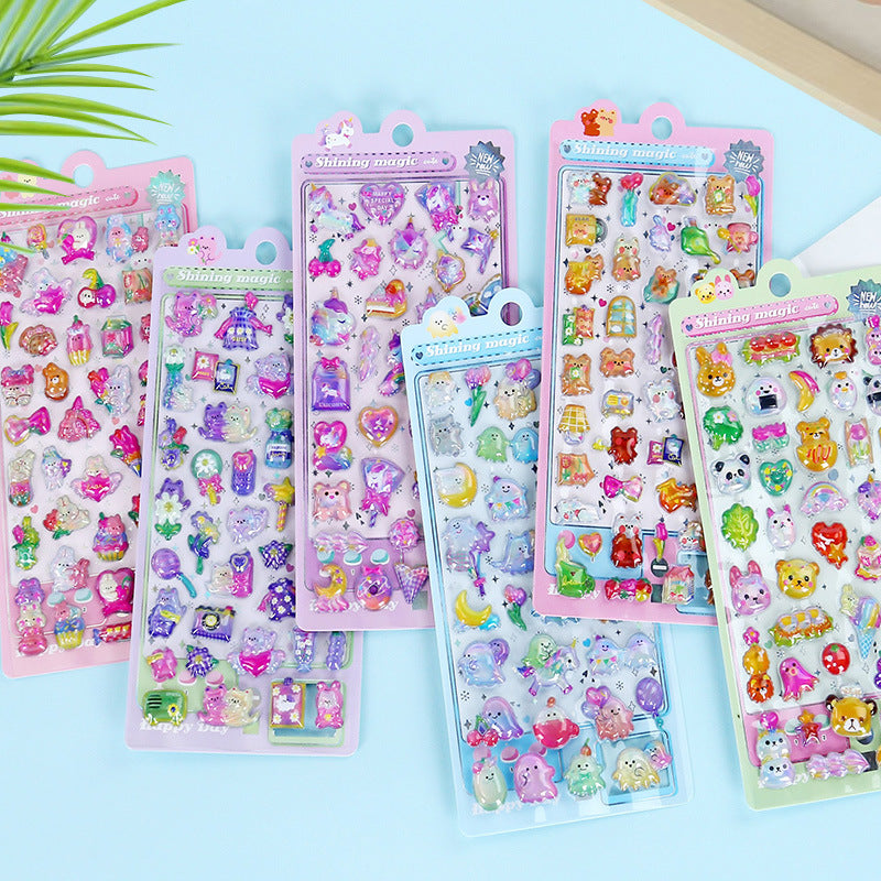 ✨ Shining Magic Bonbon Puffy Sticker Sheets ✨🌈