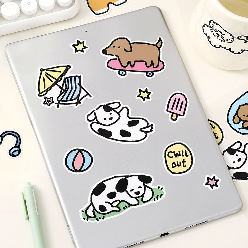Kawaii Dogs & Cats Laptop Sticker Sheets – 2 Sheets