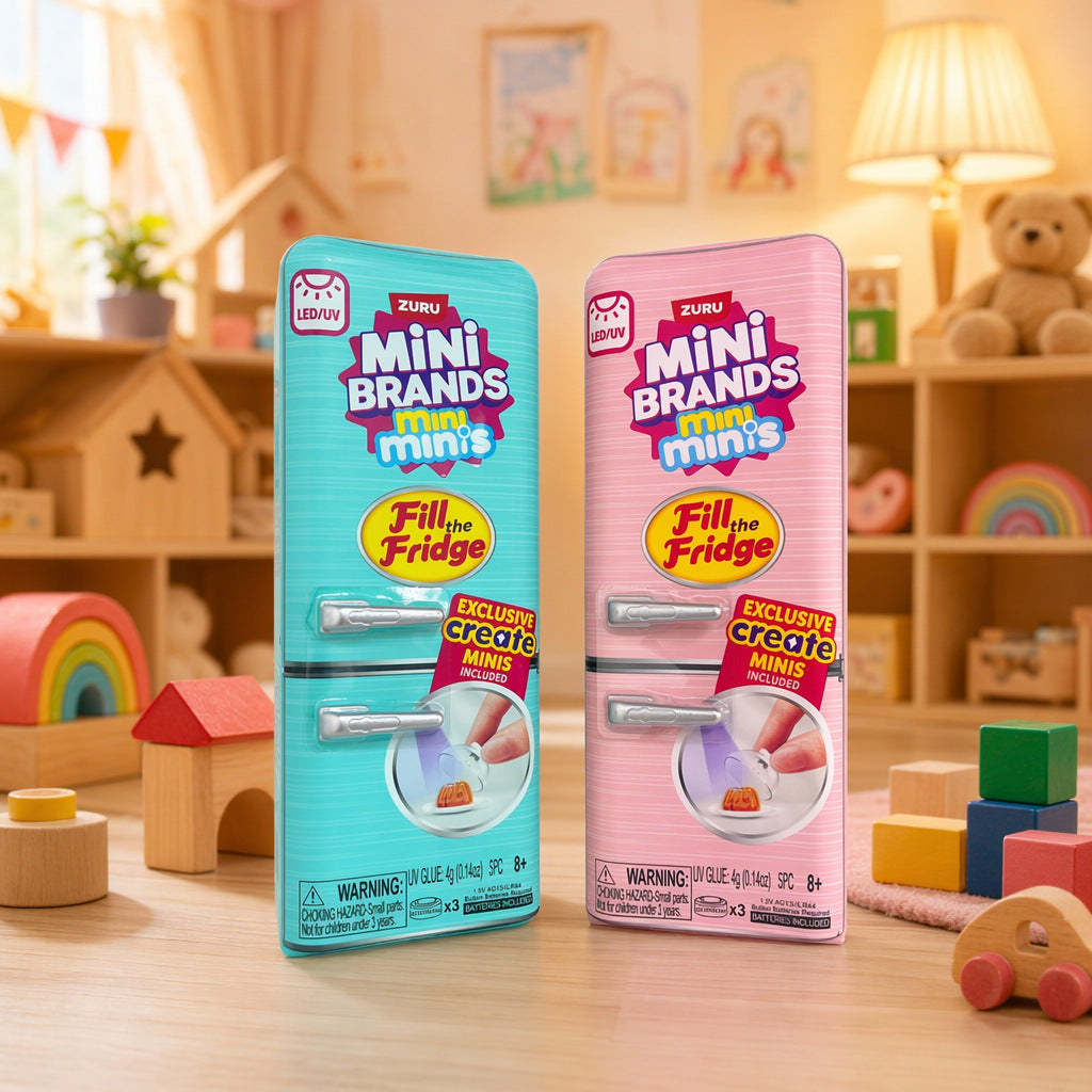 Zuru Mini Brands Fill The Fridge Playset + 2 INT Capsules