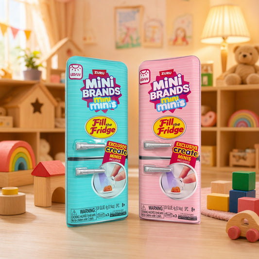 Mini Brands Fill The Fridge Playset + 2 INT Capsules