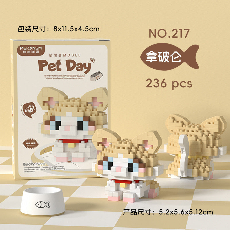Mekansm Pet Day Dogs and Cats  Mini Building Blocks Lego Bricks