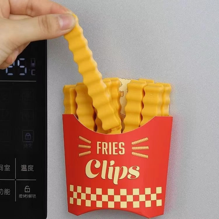 French Fries Bag Sealing Clips Set 🍟✨💛