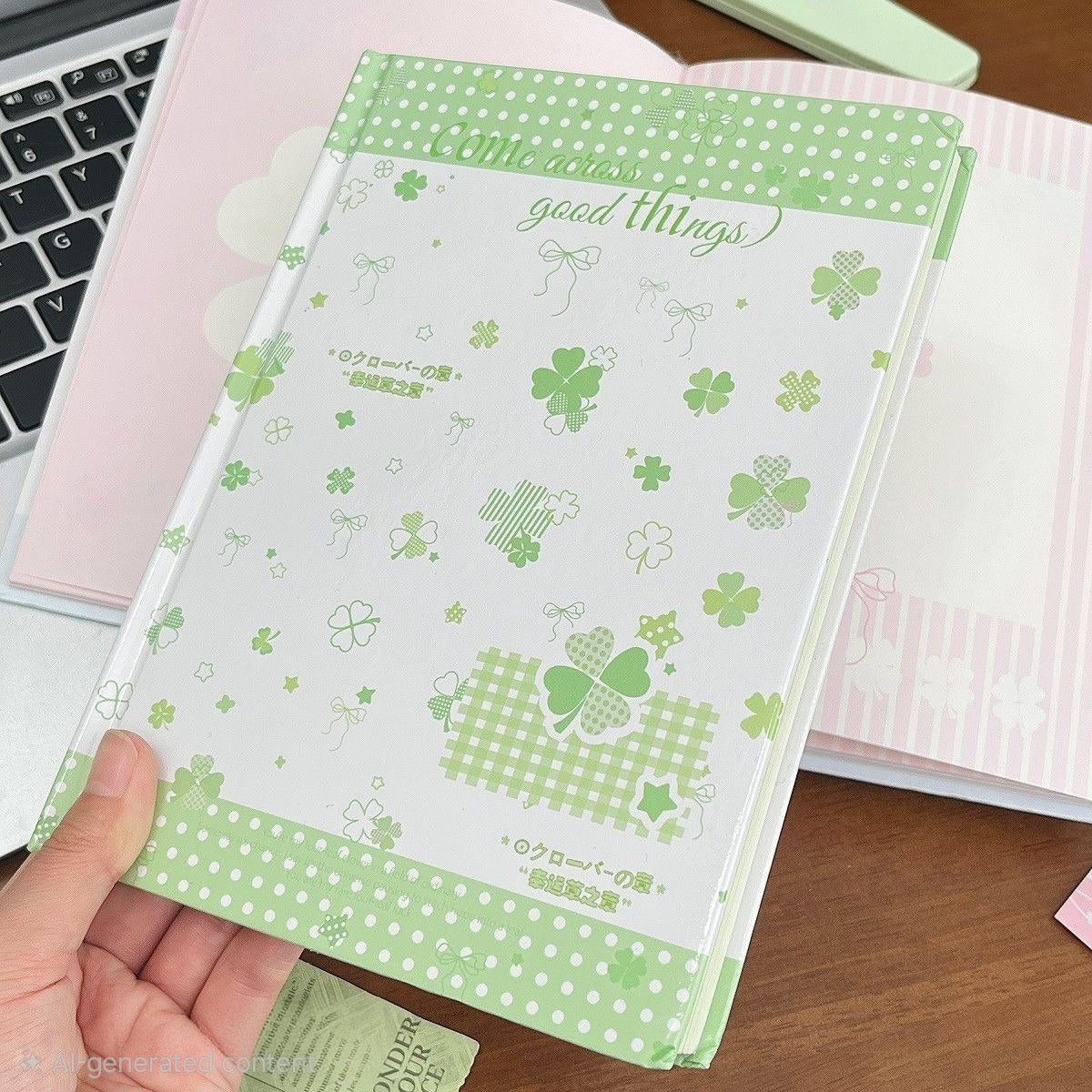 Lucky Little Things Clover A5 Notebook Diary Journal