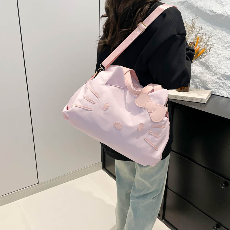 Hello Kitty Kawaii Travel Duffle Bag – Large Capacity Weekend & Gym Bag