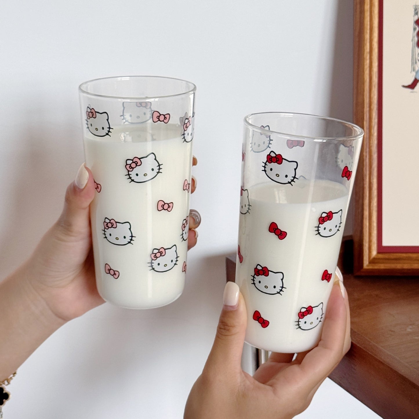 Pre - Order Hello Kitty Glass Tumbler