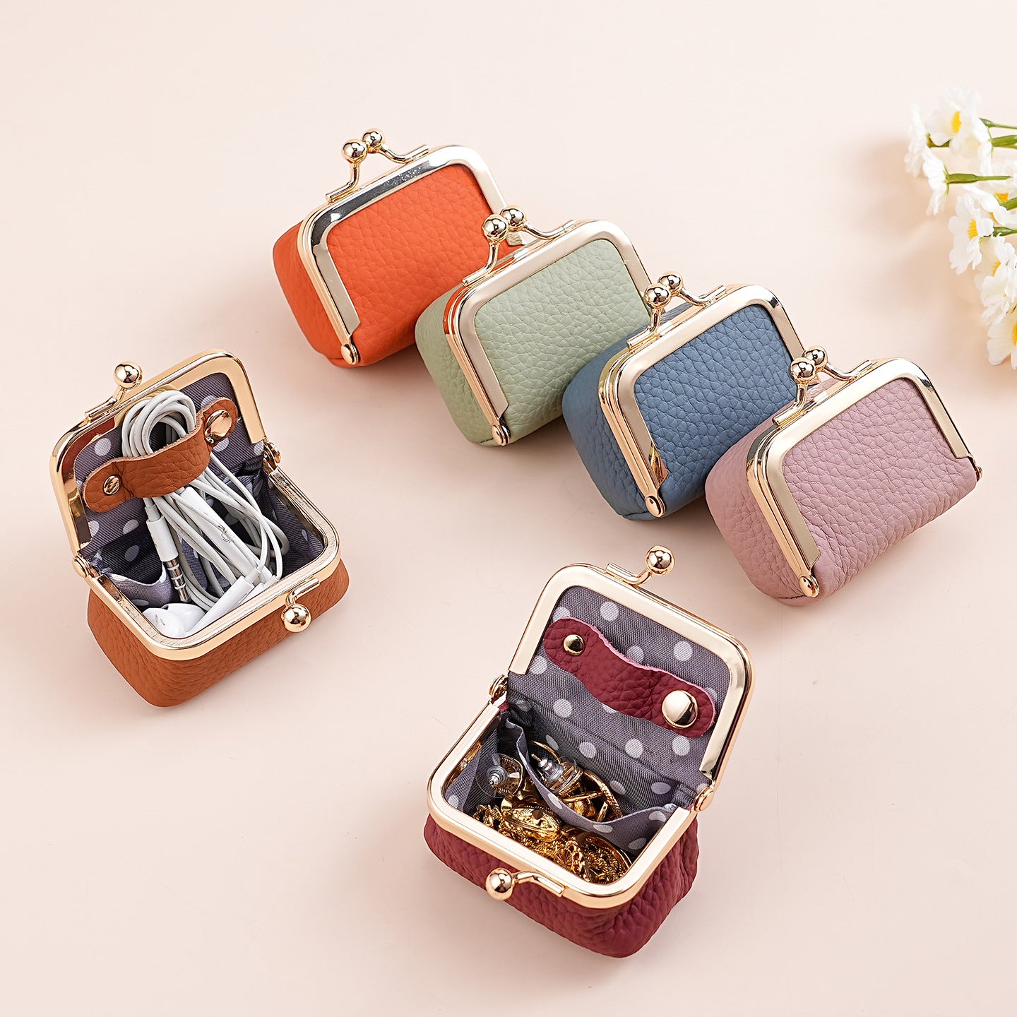 💎 Mini Luxe Kiss-Lock Treasure Case Jewelry Pouch – Cute Travel Organizer Box ✨👜