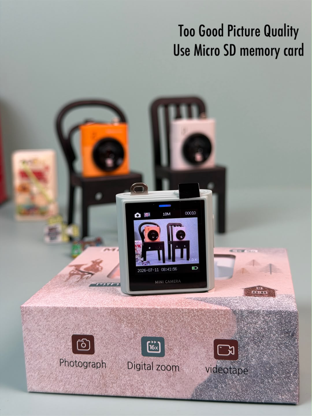 Mini Camera Keychain