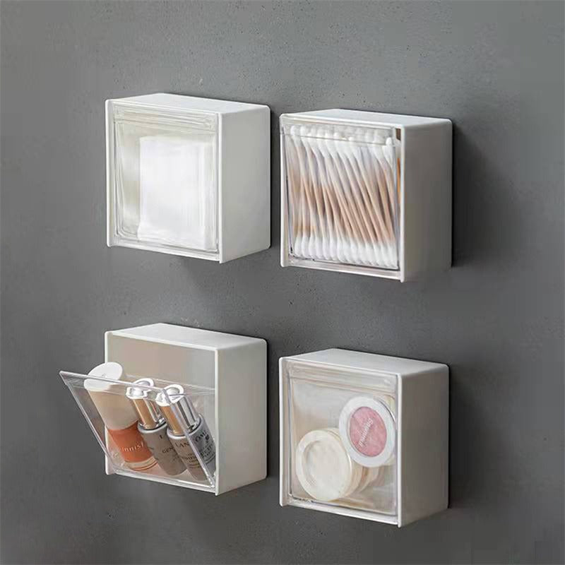 ✨ Set of 2 CubeClean Wall Organiser – Minimal Magic Storage Boxes✨