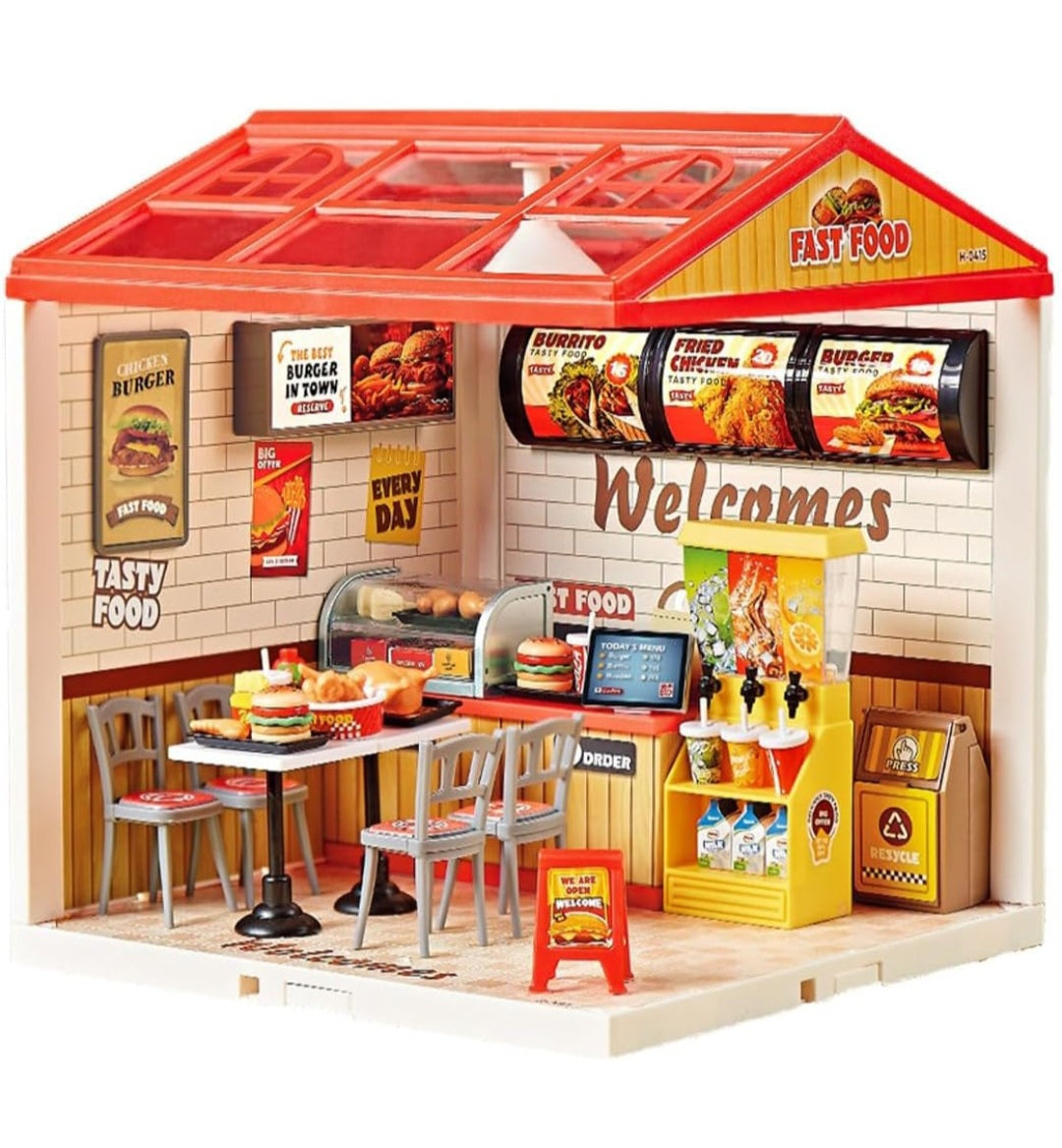 Small Town in Big City Scenes DIY Mini Miniature Set