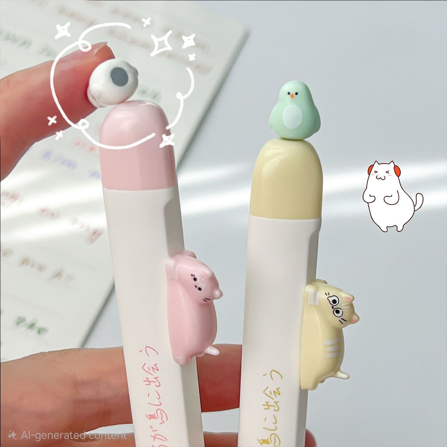 Premium Spinny Bird & Clingy Cat Pen