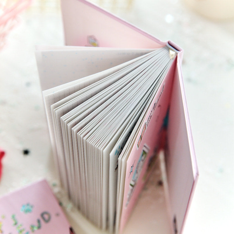 Kawaii Puppy & Cat Hardcover Notebook – Cute Aesthetic Journal