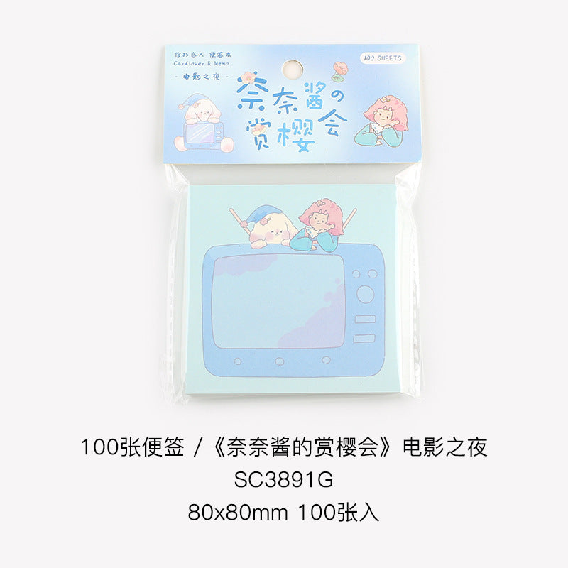 🌸✨ Nana’s Cherry Blossom Memo Pads ✨🌸