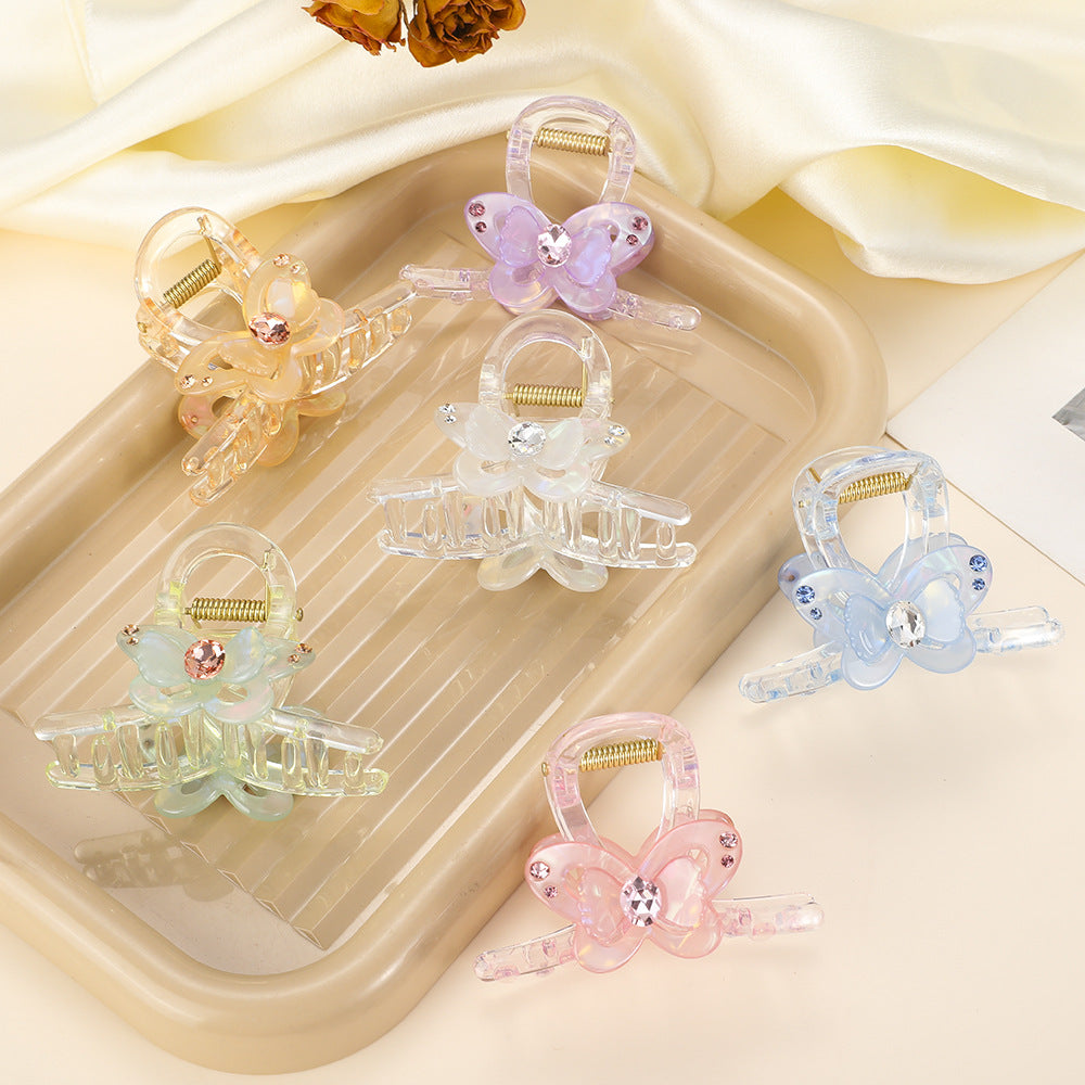Premium Stone Hair Claw Clips Clutchers