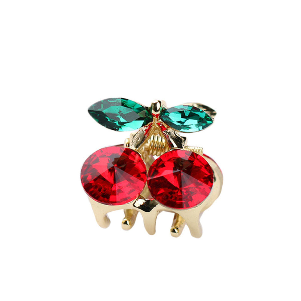 Cute Cherry Mini Hair Clip Cluthcer