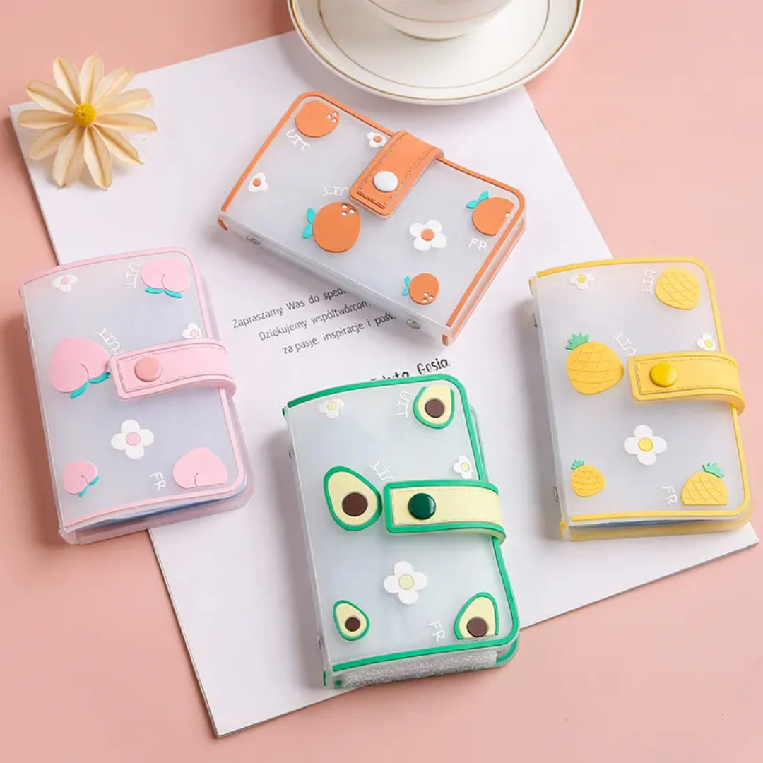 Cutie Fruit & Lucky Animal Card and Photo Holder Wallet