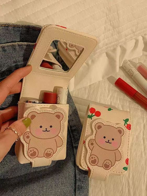 Cherry Bear Lipstick Case