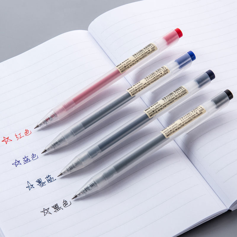 Official Muji Knock 0.5 mm Pens