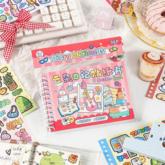 ☁️ Diary of Clouds Sticker Book
