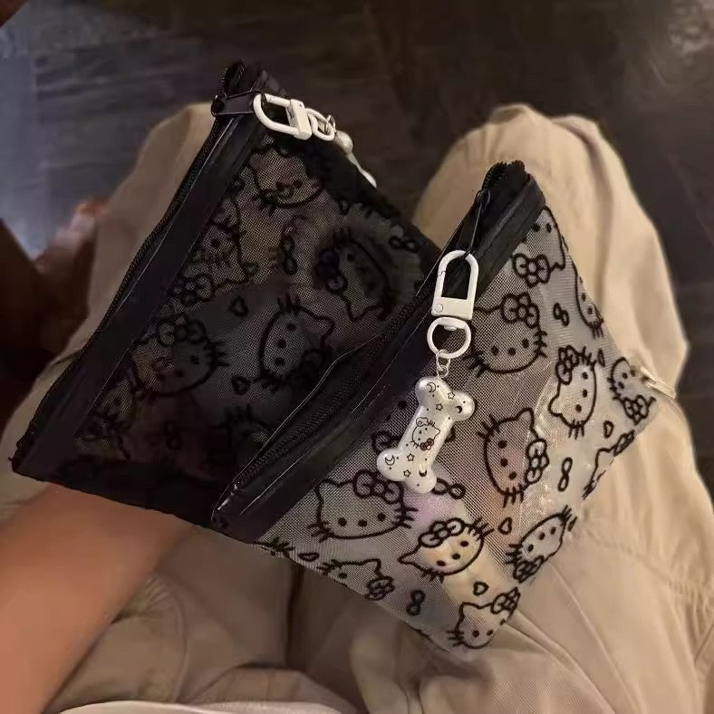 🖤 Hello Kitty Mesh Pouches