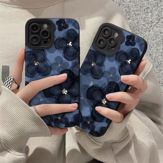 Blue Floral iPhone Case