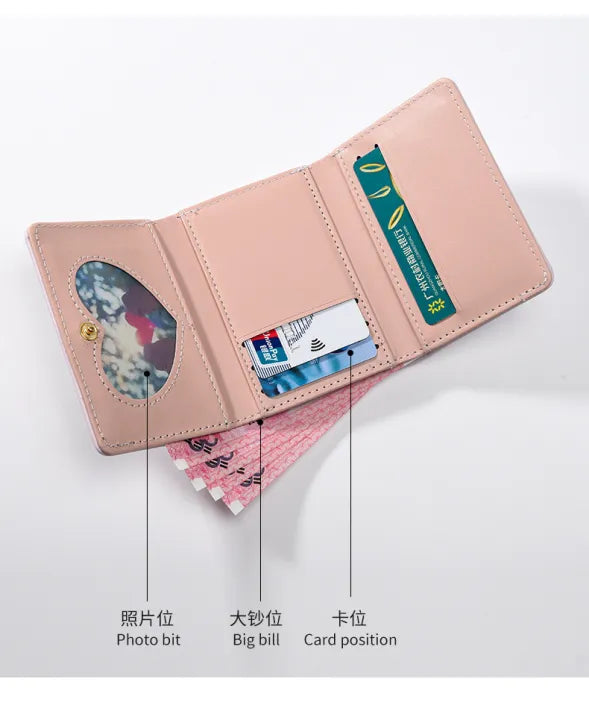 🐹 Tiny Hamster Pocket Wallet – Kawaii Mini Fold Wallet 💖✨
