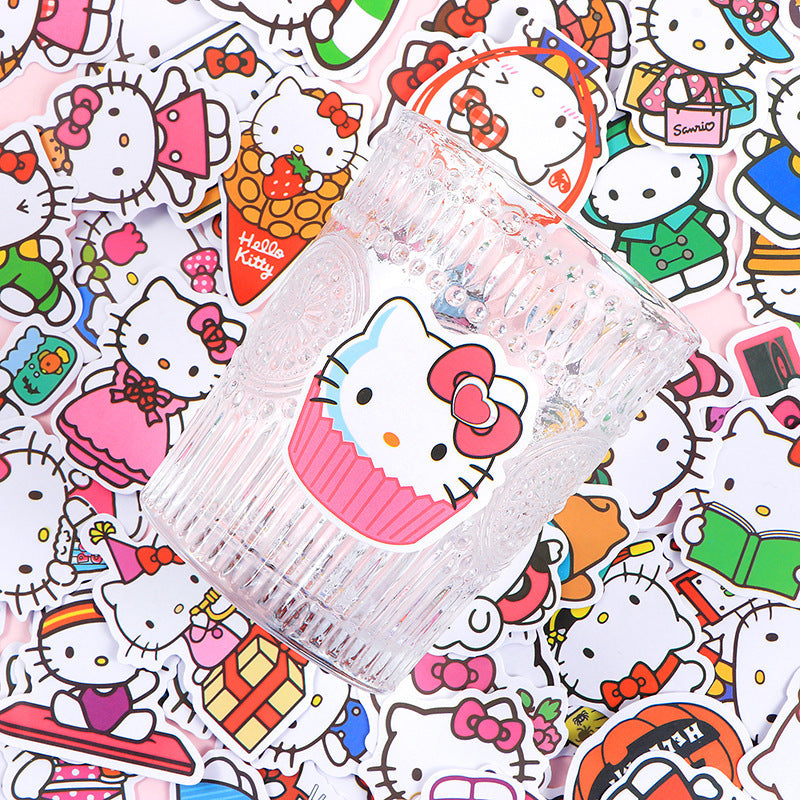 PS18 Set of 100 Hello Kitty Diecut Papers Pack