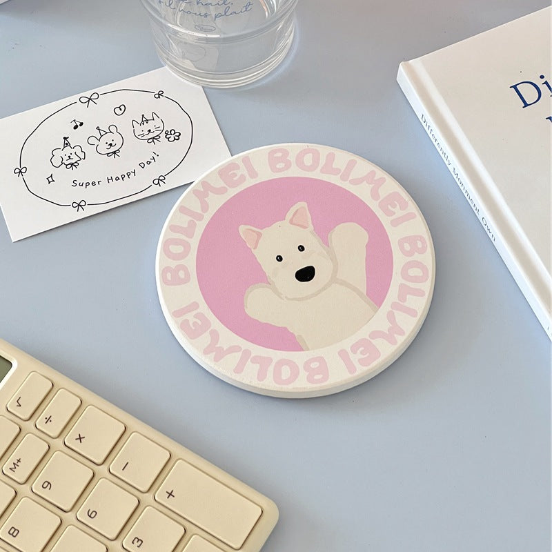 Pre - Order Bolimeli Pastel Animal Coaster