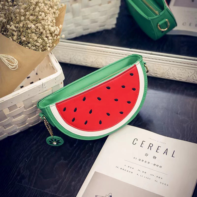 Fruity Slice Crossbody Bag – Watermelon & Lemon