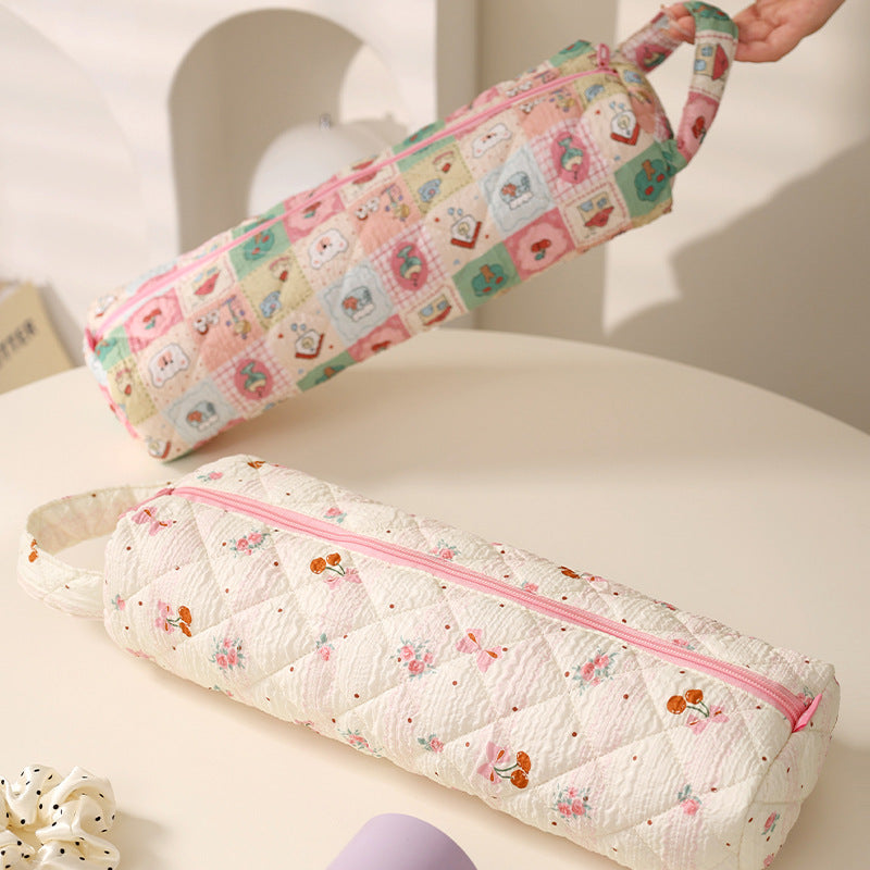 Quilted Cute Hair Tools Travel Pouch - Long Hair Dyson Multipurpose Organiser