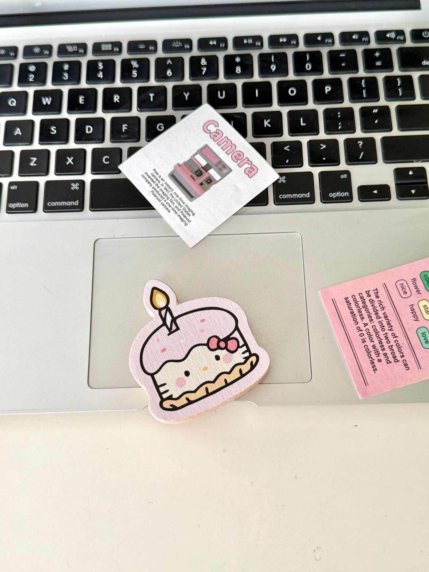 Kawaii Pastel Hello Kitty and Miffy Wooden Fridge Magnets with Bottle Opener