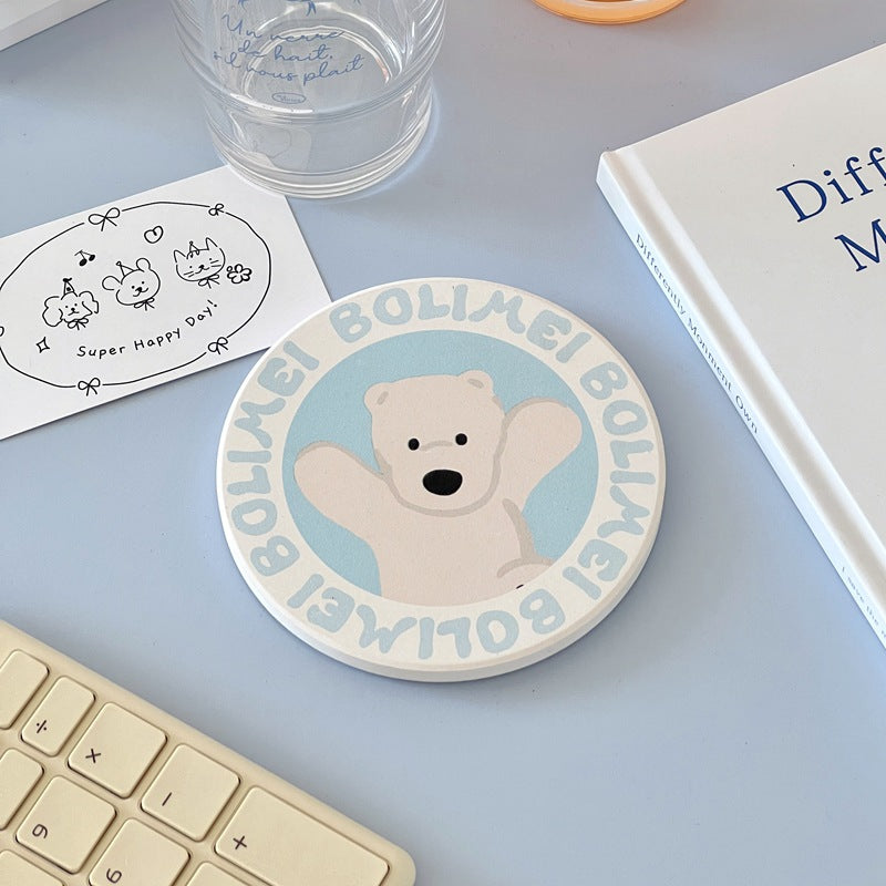 Pre - Order Bolimeli Pastel Animal Coaster