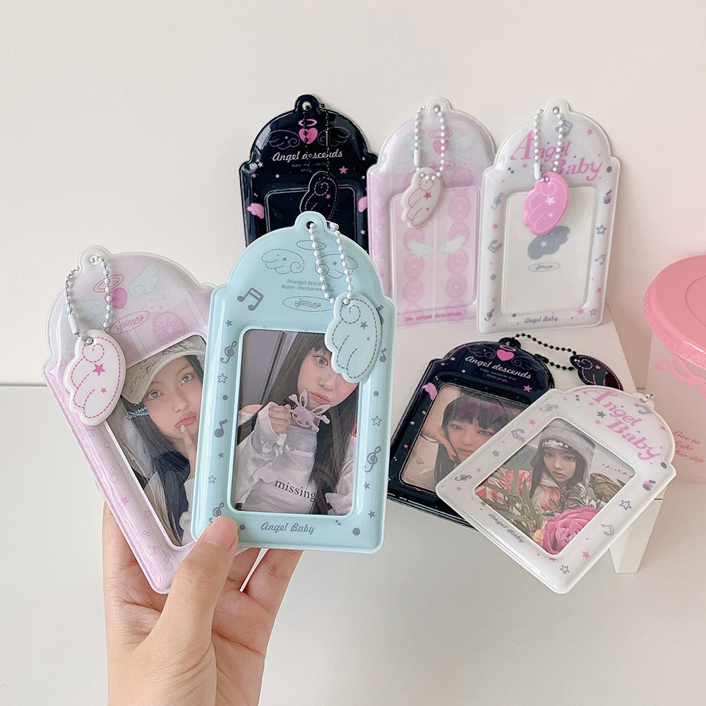 Angel Baby Photocard Card Holder Keychain 👼💖