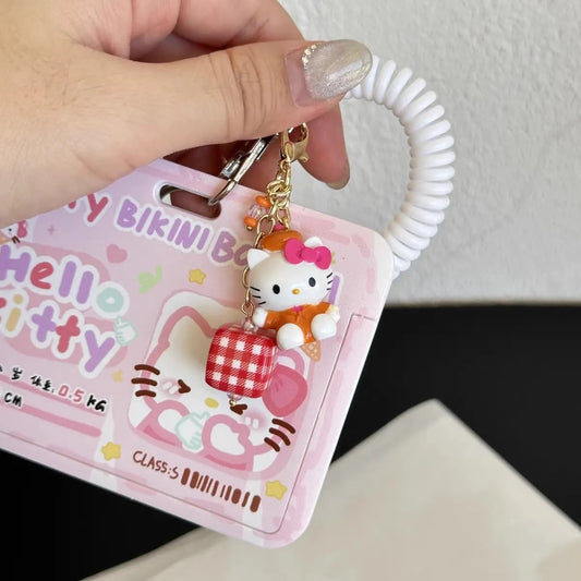 Hello Kitty Picnic Charm Keychain 🍓🎀