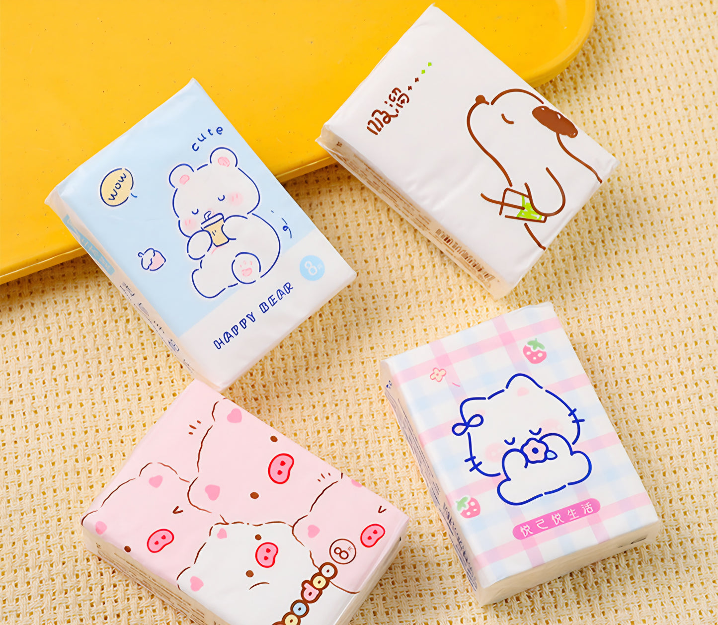 🧸 Kawaii Pocket Tissue Pack