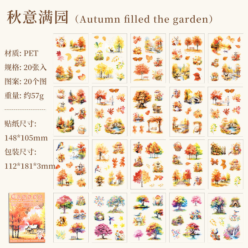 Whispers of Seasons Stickers Collection Book
