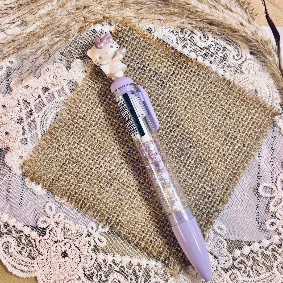 🎀 Hello Kitty Bead Charm Pen 🎀✨