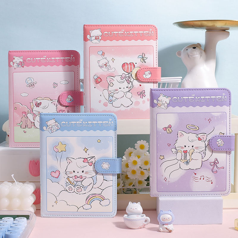 Cute Kitten Kawaii A5 Journal Notebook Diary