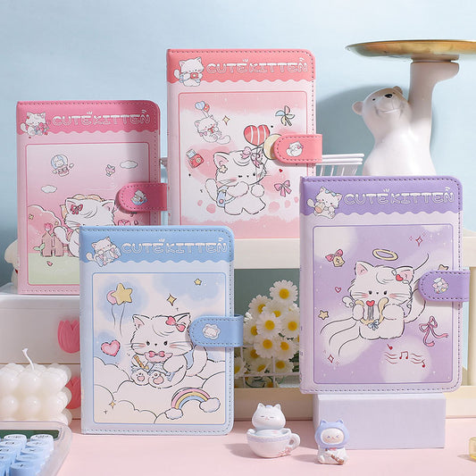 Cute Kitten Kawaii A5 Journal Notebook Diary