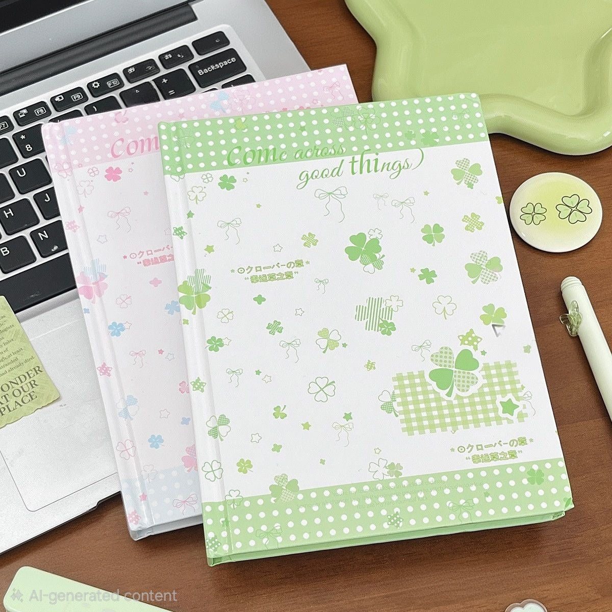 Lucky Little Things Clover A5 Notebook Diary Journal