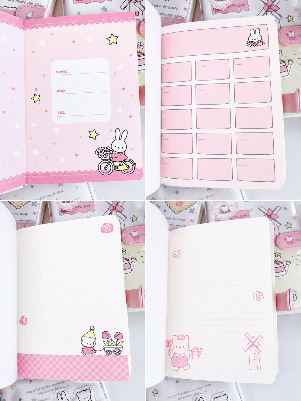 Blossom Bunny Spring Daily A5 Journal & Planner